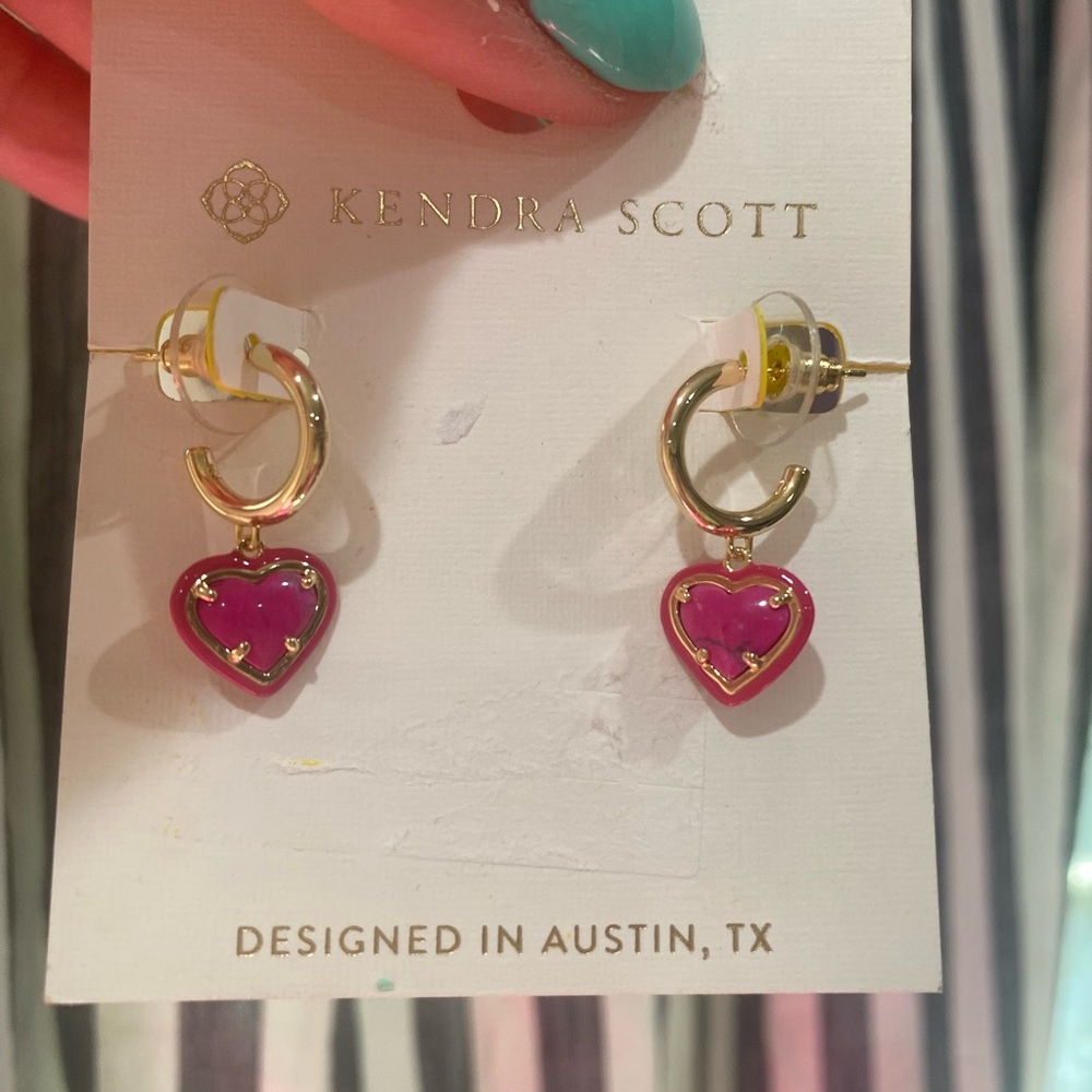 Kendra Scott 14k Gold over brass, Genuine stone